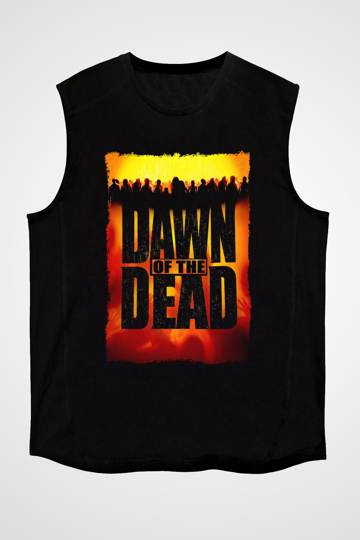 Dawn of the Dead Siyah Unisex  Kolsuz Tişört