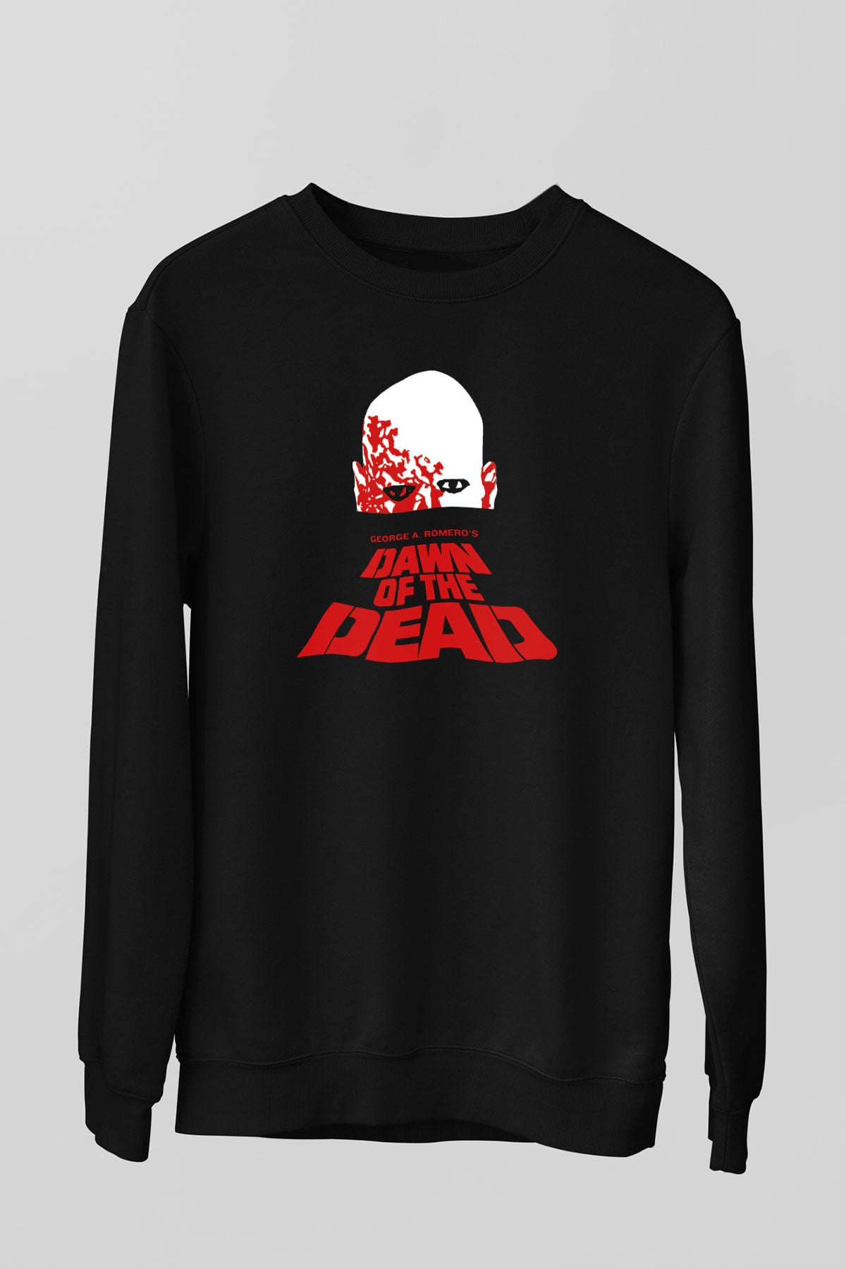 Dawn of the Dead Siyah Unisex Sweatshirt