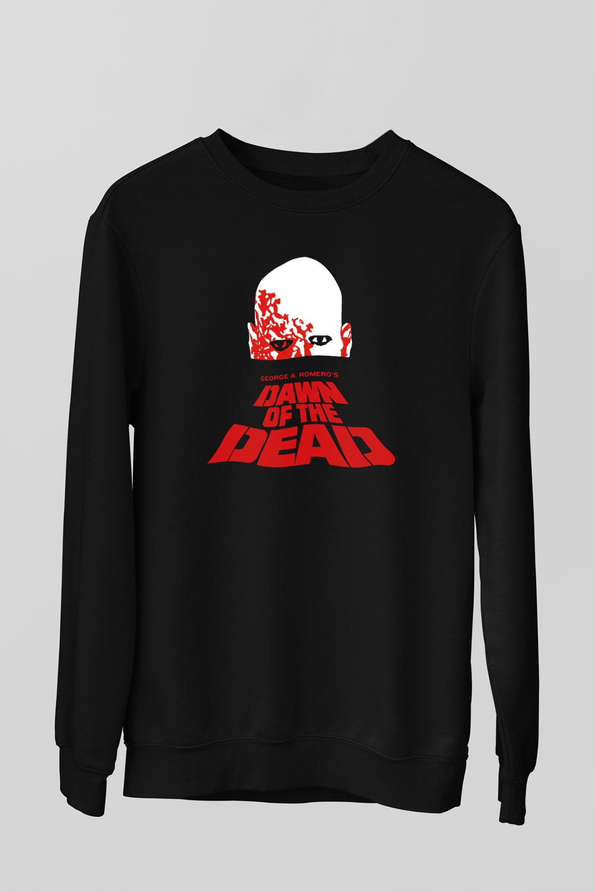 Dawn of the Dead Siyah Unisex  Sweatshirt
