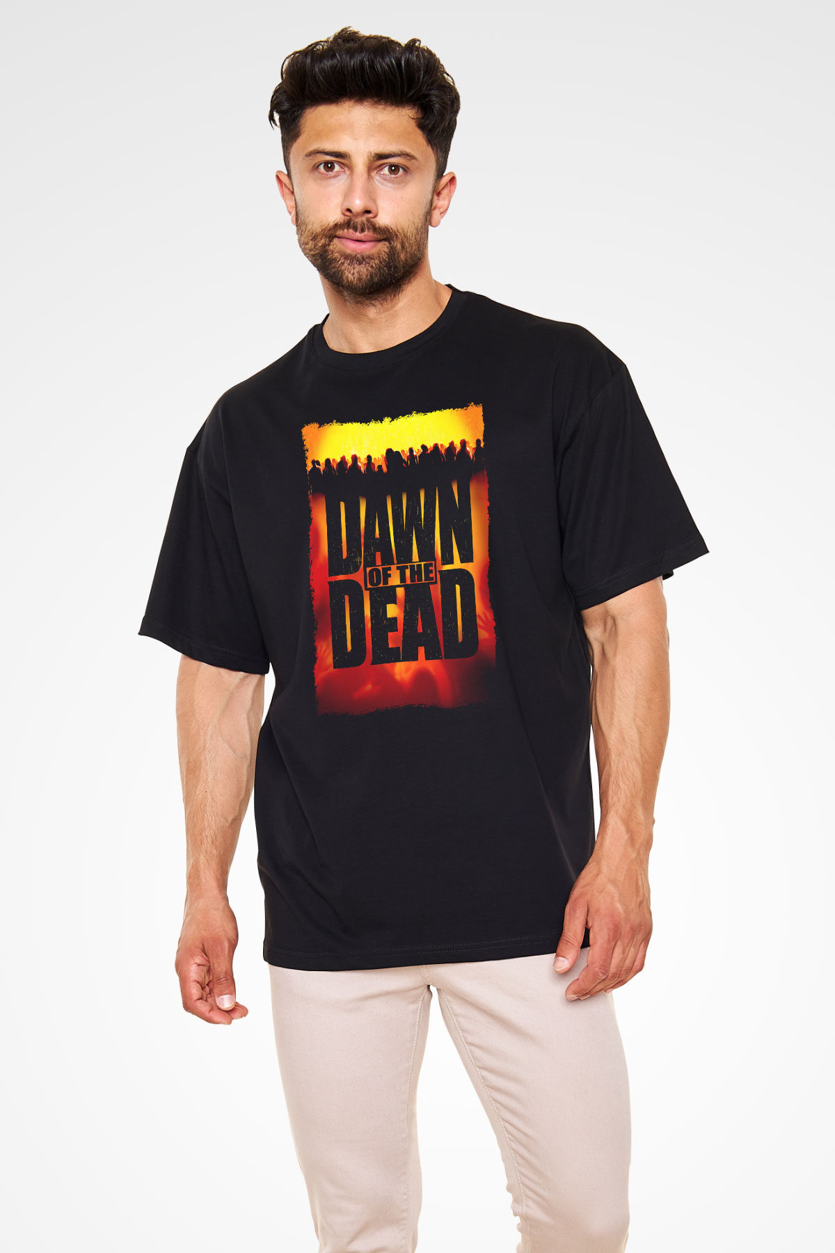 Dawn of the Dead Siyah Oversize Tişört