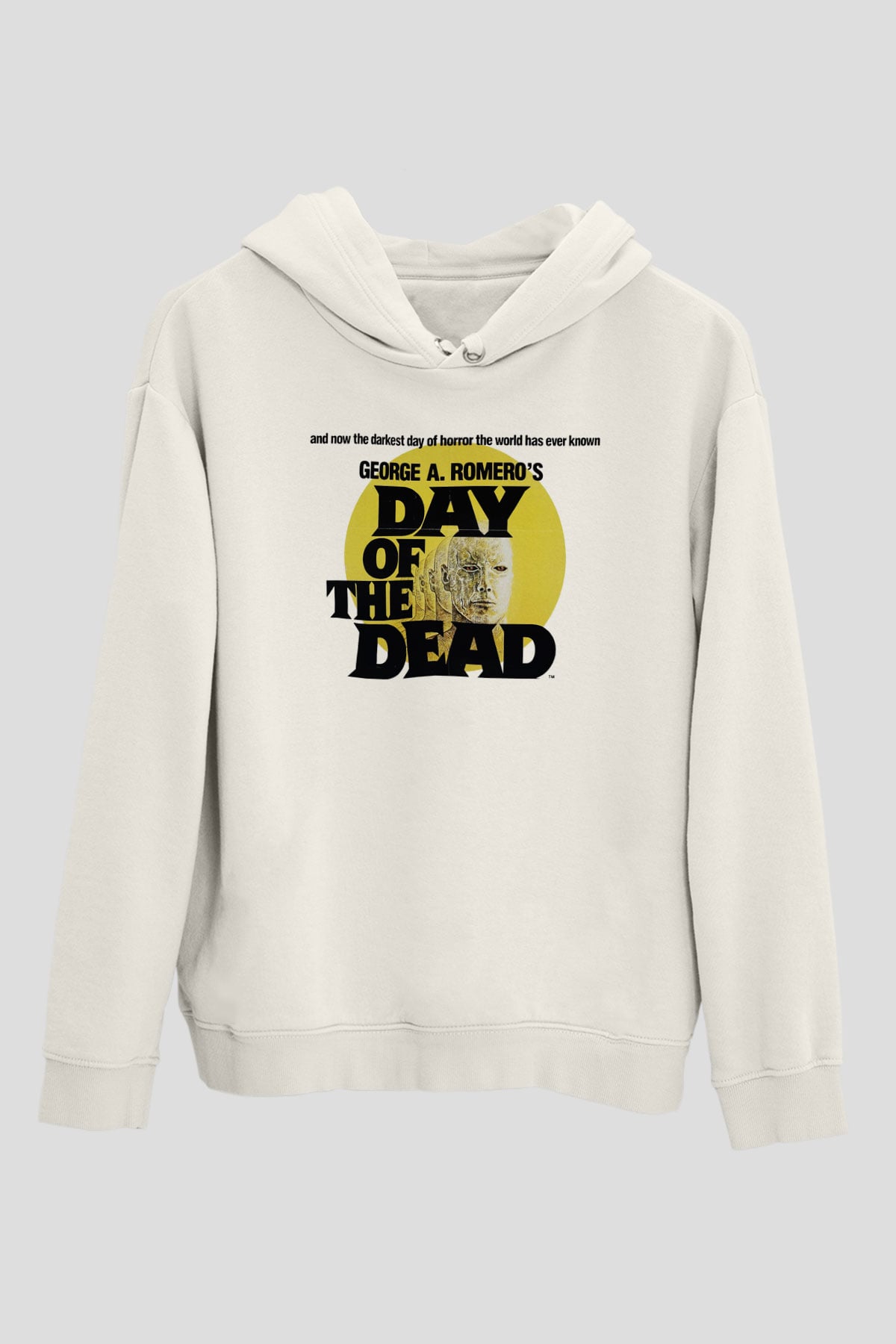 Day of the Dead Beyaz Unisex Kapşonlu Sweatshirt