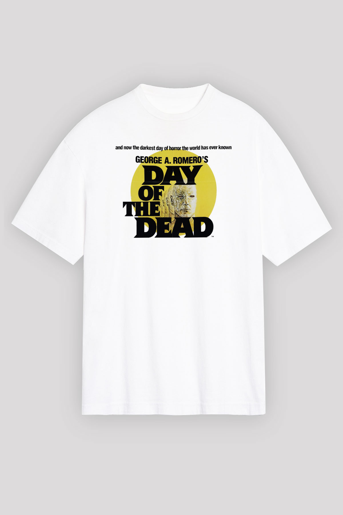 Day of the Dead Beyaz Unisex Oversize Tişört