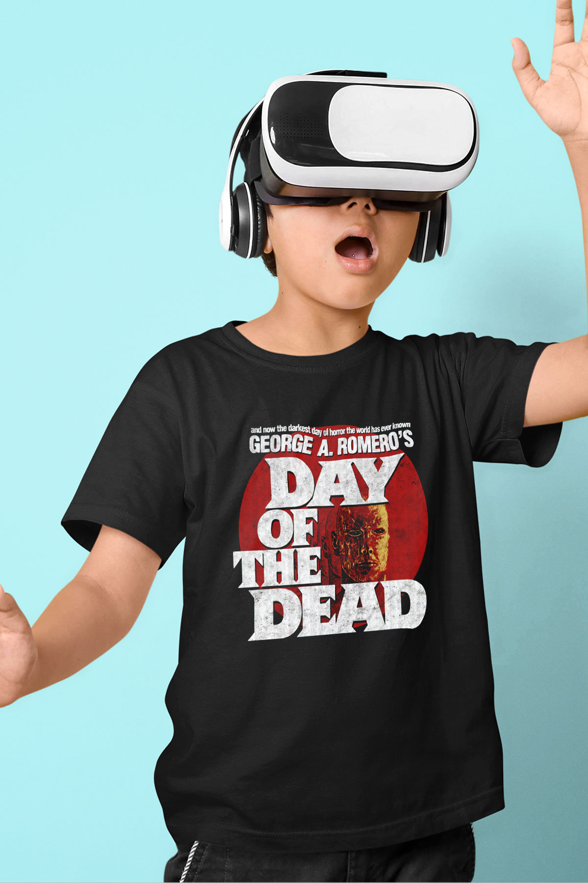 Day of the Dead Siyah Unisex  Çocuk Tişört