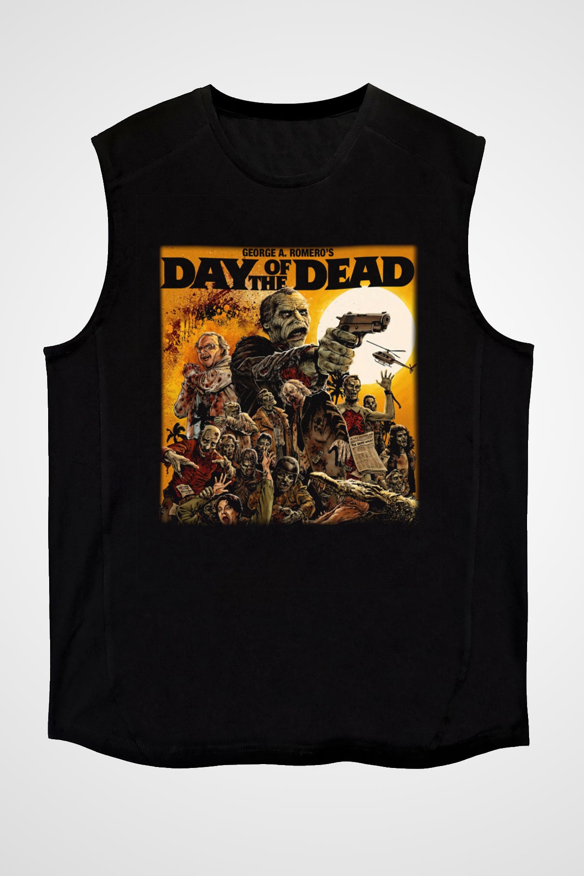 Day of the Dead Siyah Unisex Kolsuz Tişört
