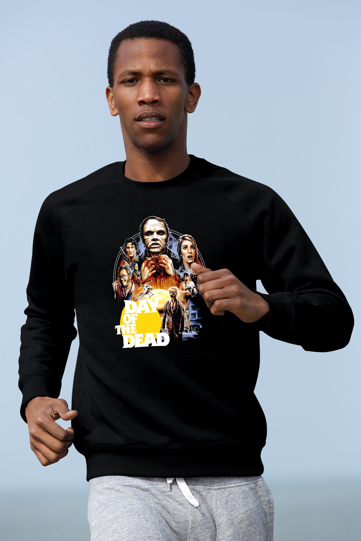 Day of the Dead Siyah Unisex  Sweatshirt