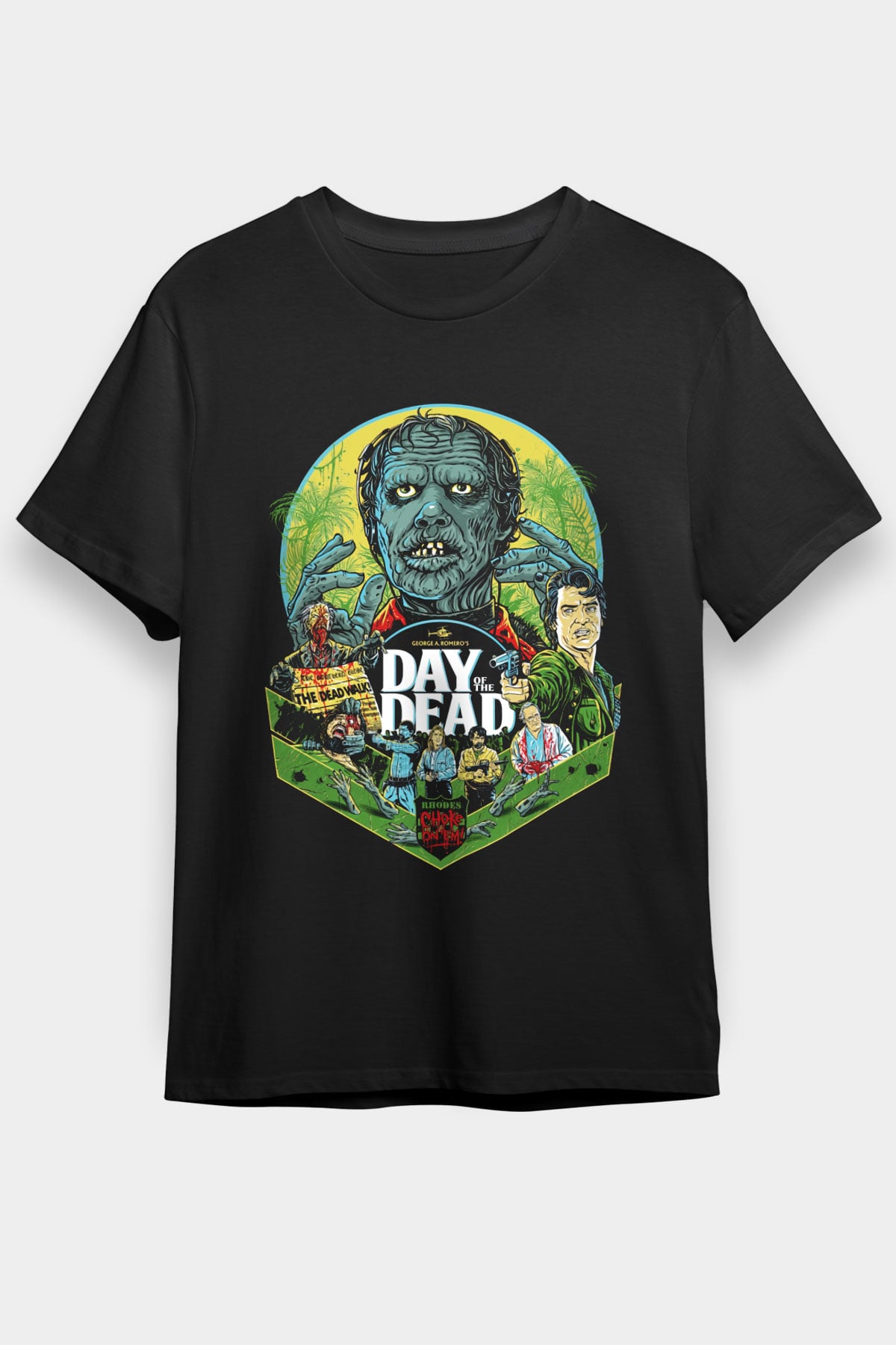 Day of the Dead Siyah Unisex Tişört