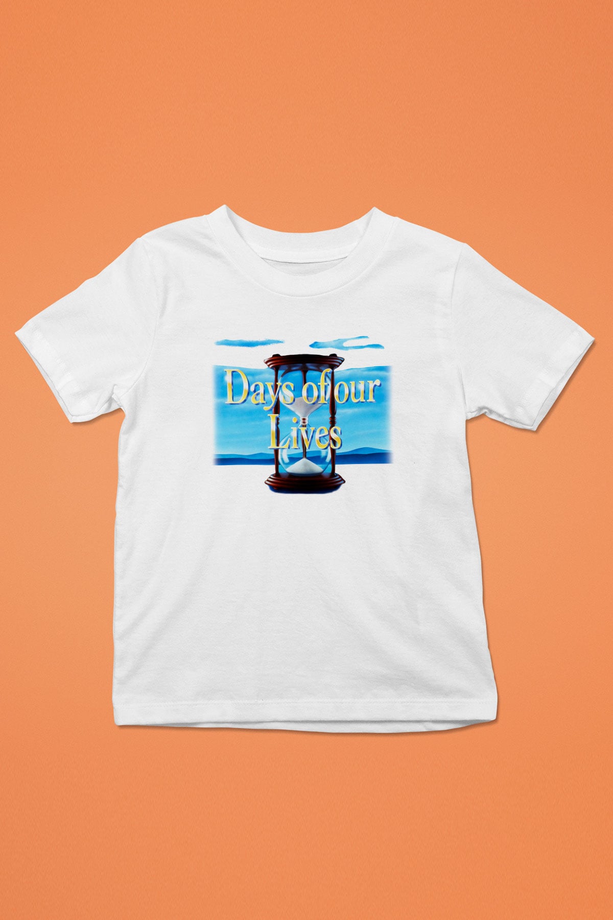 Days of Our Lives Baskılı Beyaz Unisex Çocuk Tişört
