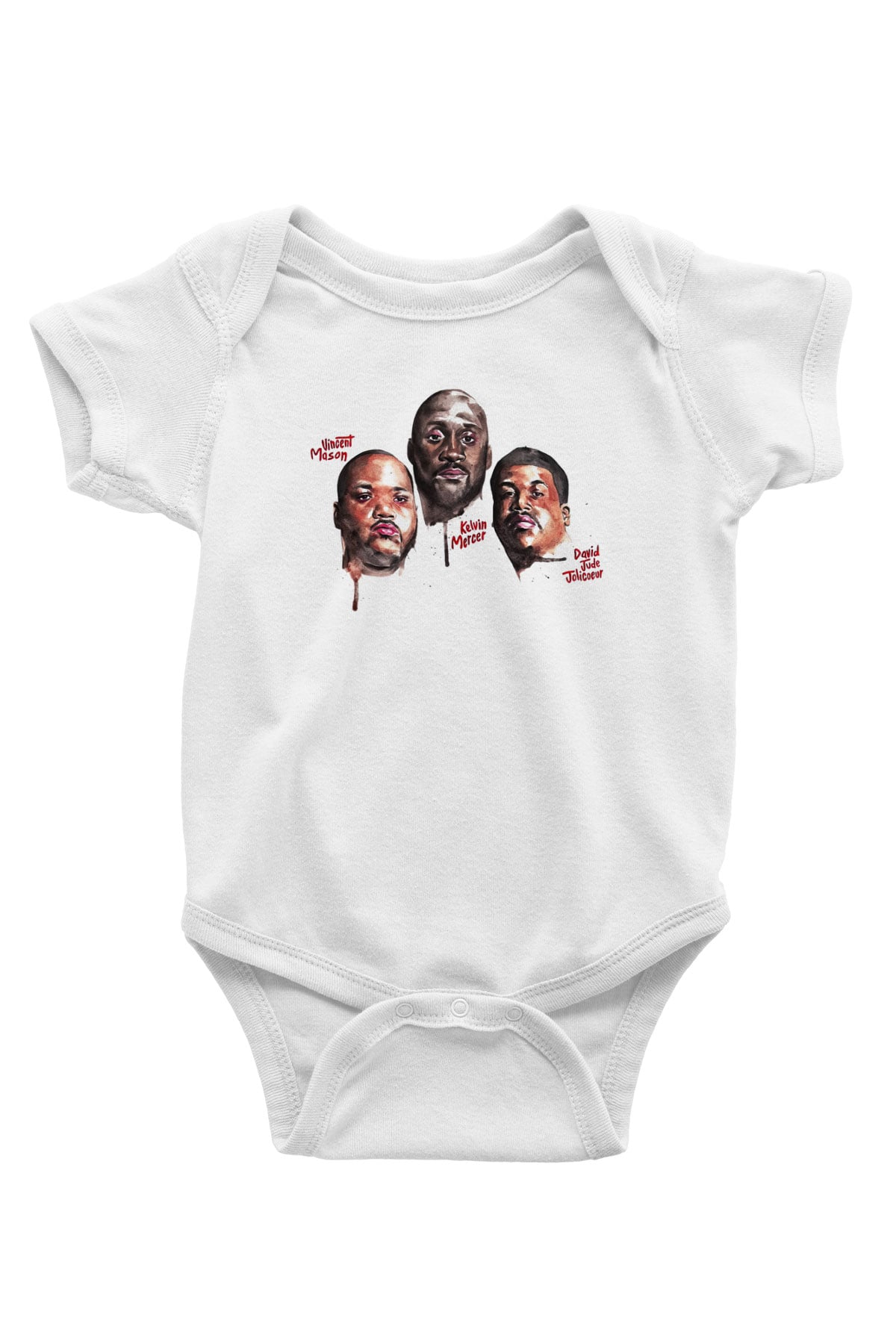 De La Soul Baskılı Beyaz Unisex Bebek Body - Zıbın