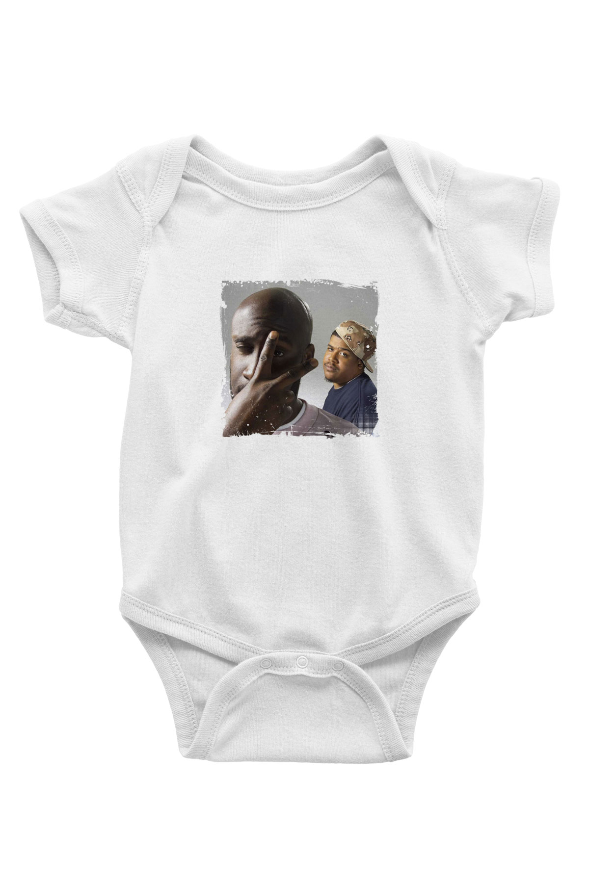De La Soul Baskılı Unisex Beyaz Bebek Body - Zıbın