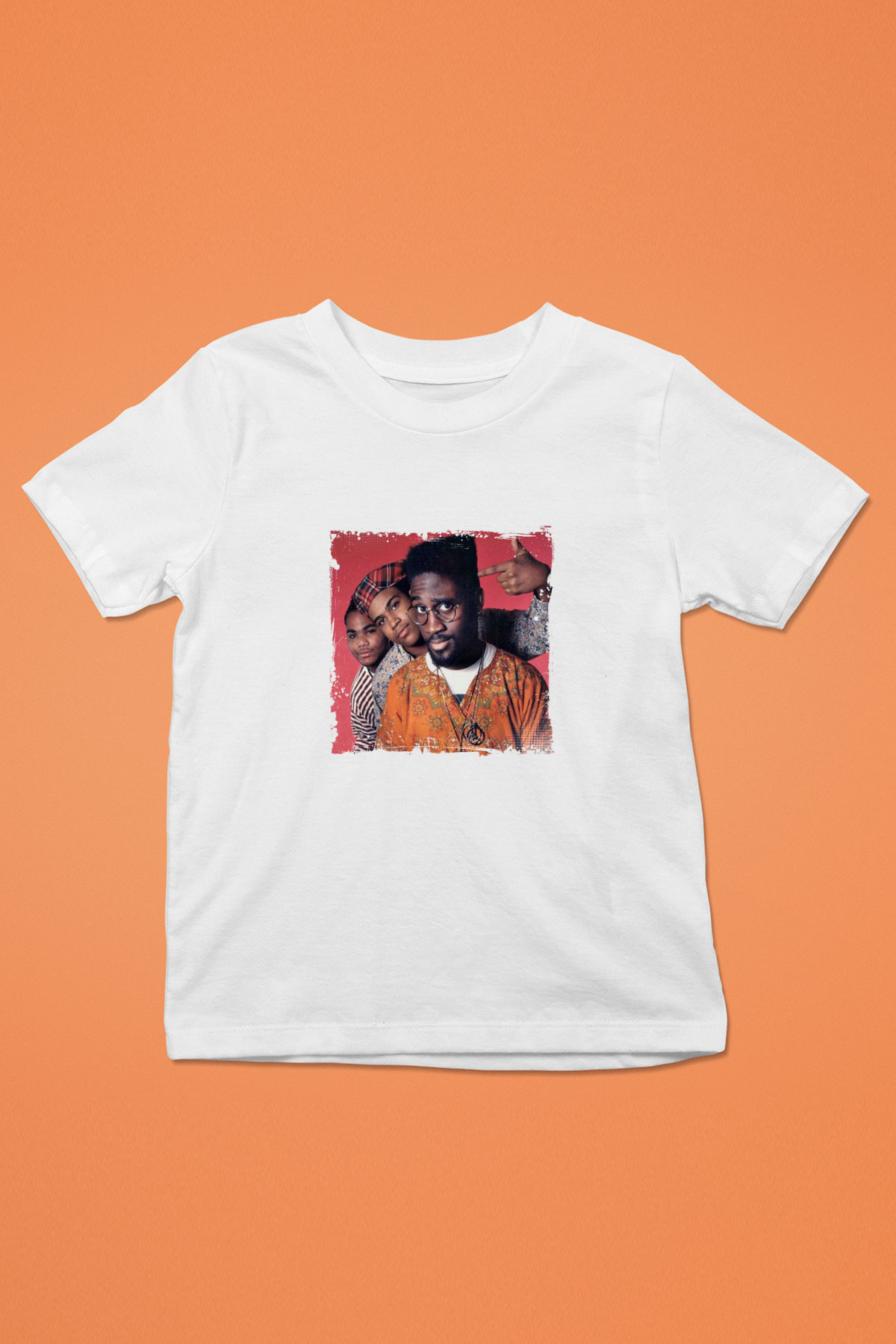 De La Soul Baskılı Unisex Beyaz Çocuk Tişört