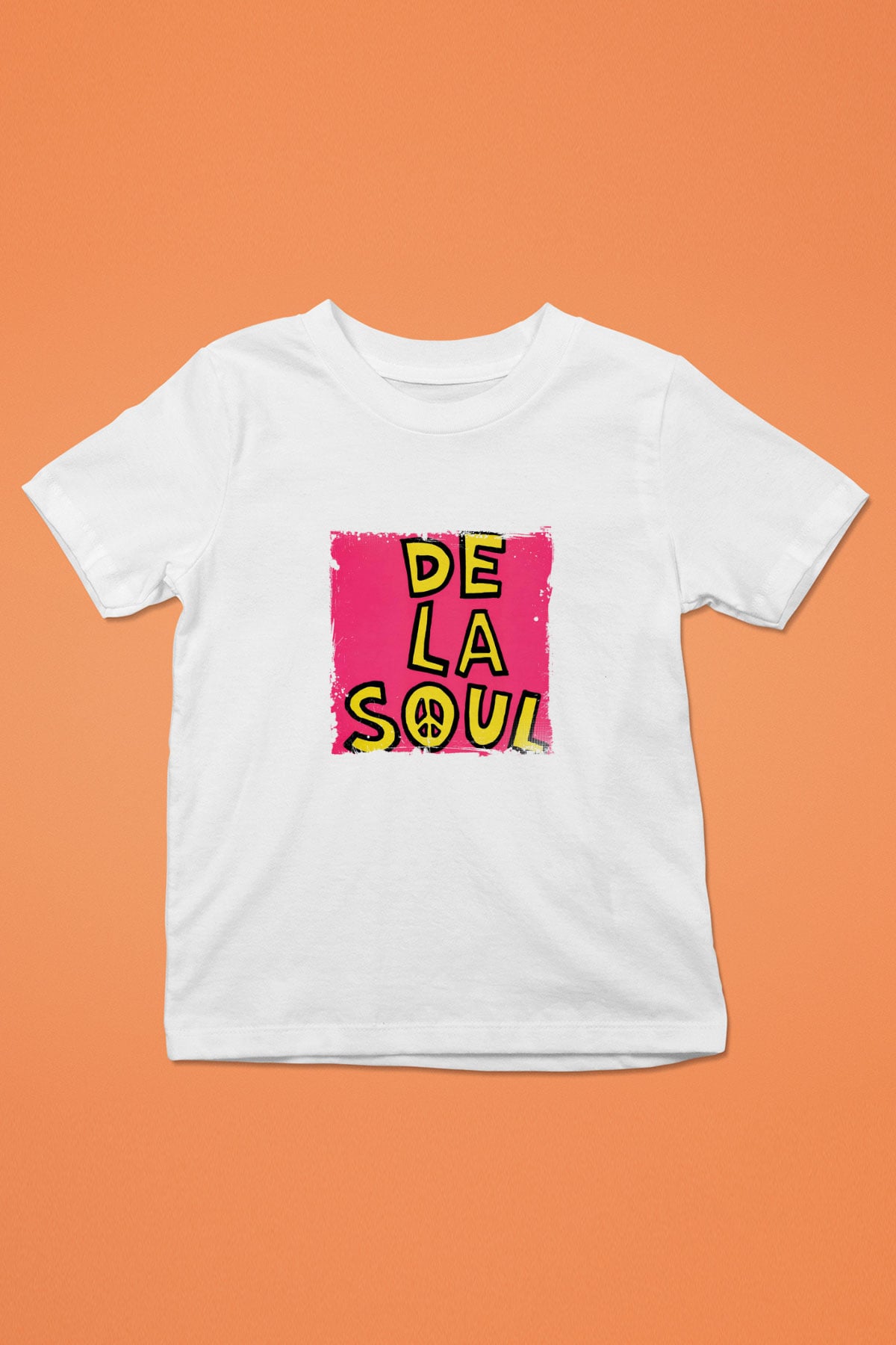 De La Soul Baskılı Unisex Beyaz Çocuk Tişört
