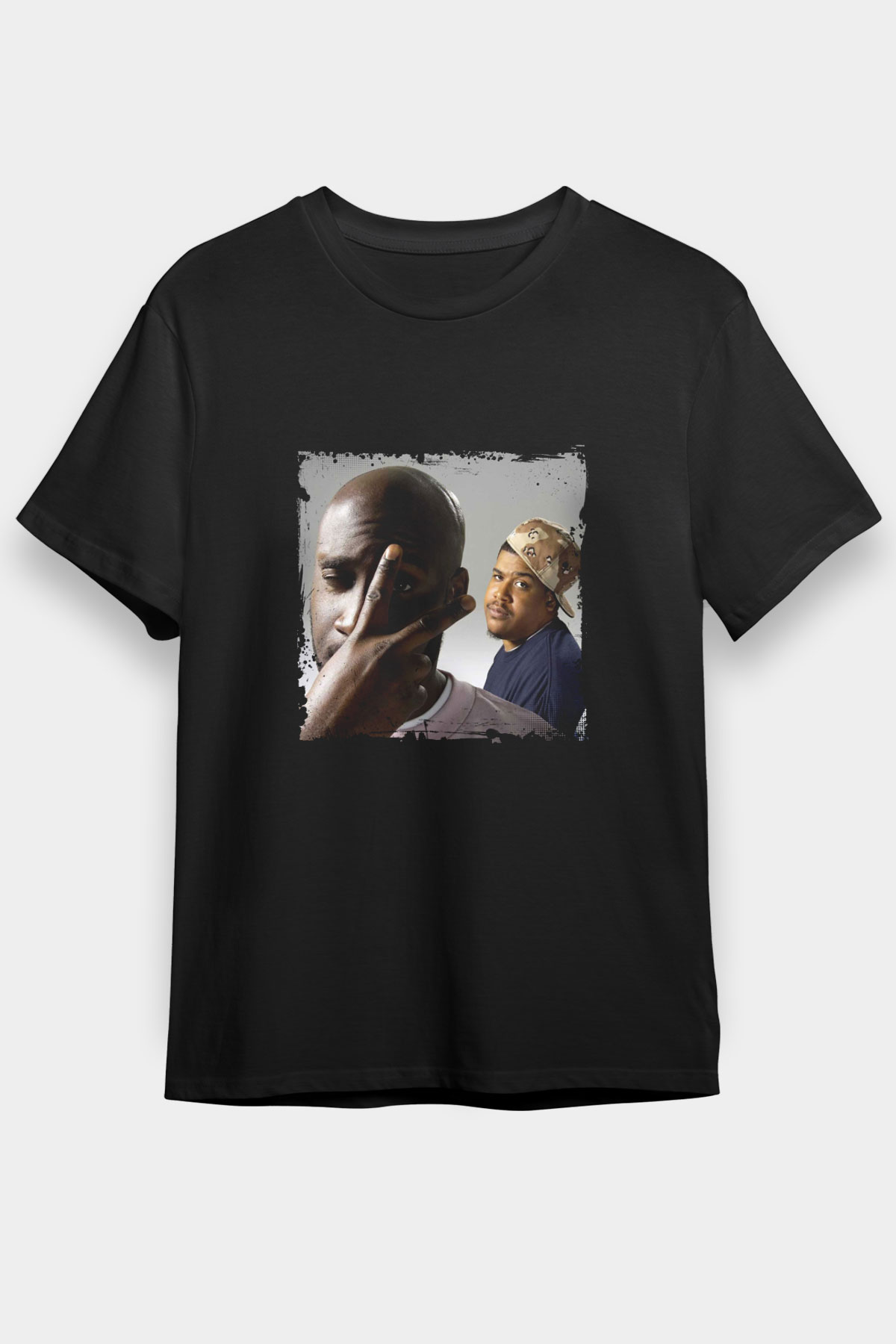 De La Soul Baskılı Unisex Siyah Tişört