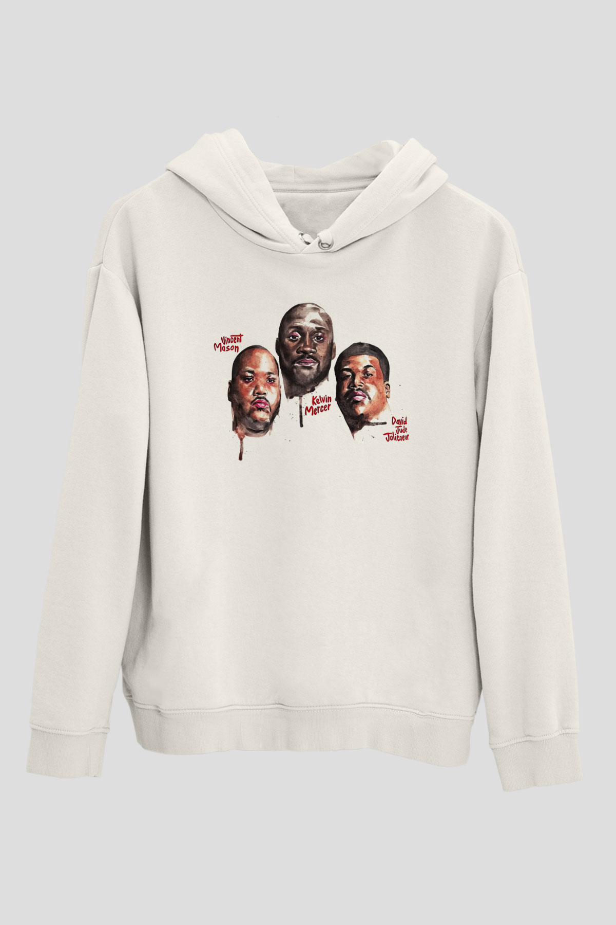 De La Soul Beyaz Unisex Kapşonlu Sweatshirt