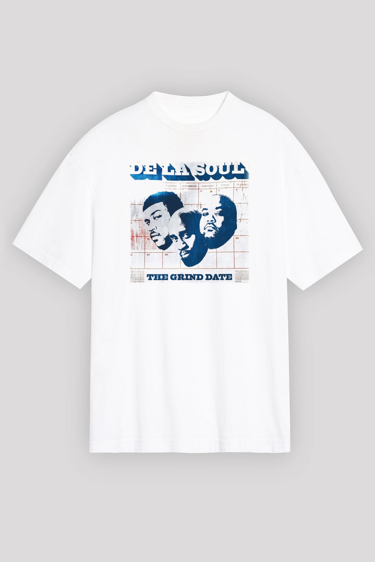 De La Soul Beyaz Unisex Oversize Tişört T-Shirt