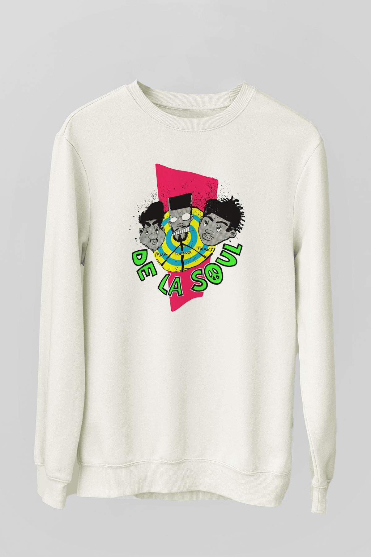 De La Soul Beyaz Unisex Sweatshirt