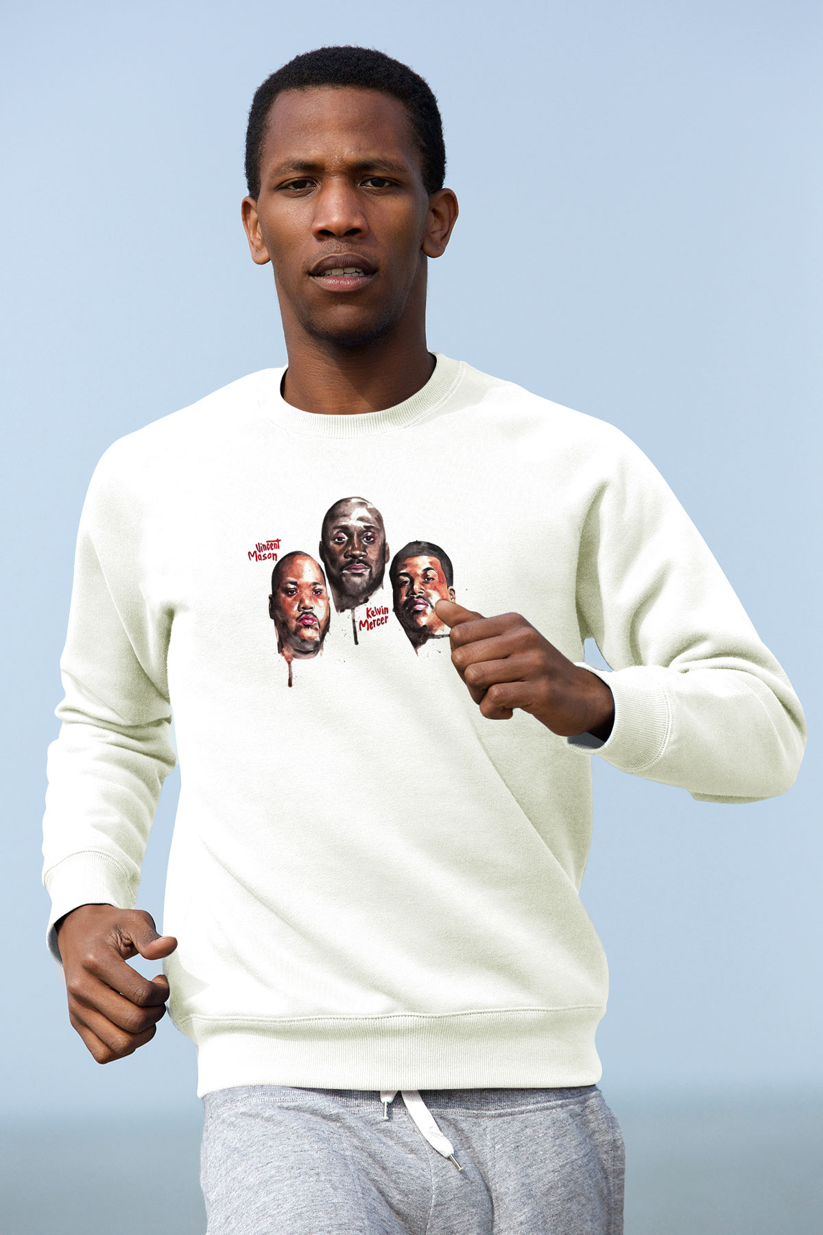 De La Soul Beyaz Unisex Sweatshirt