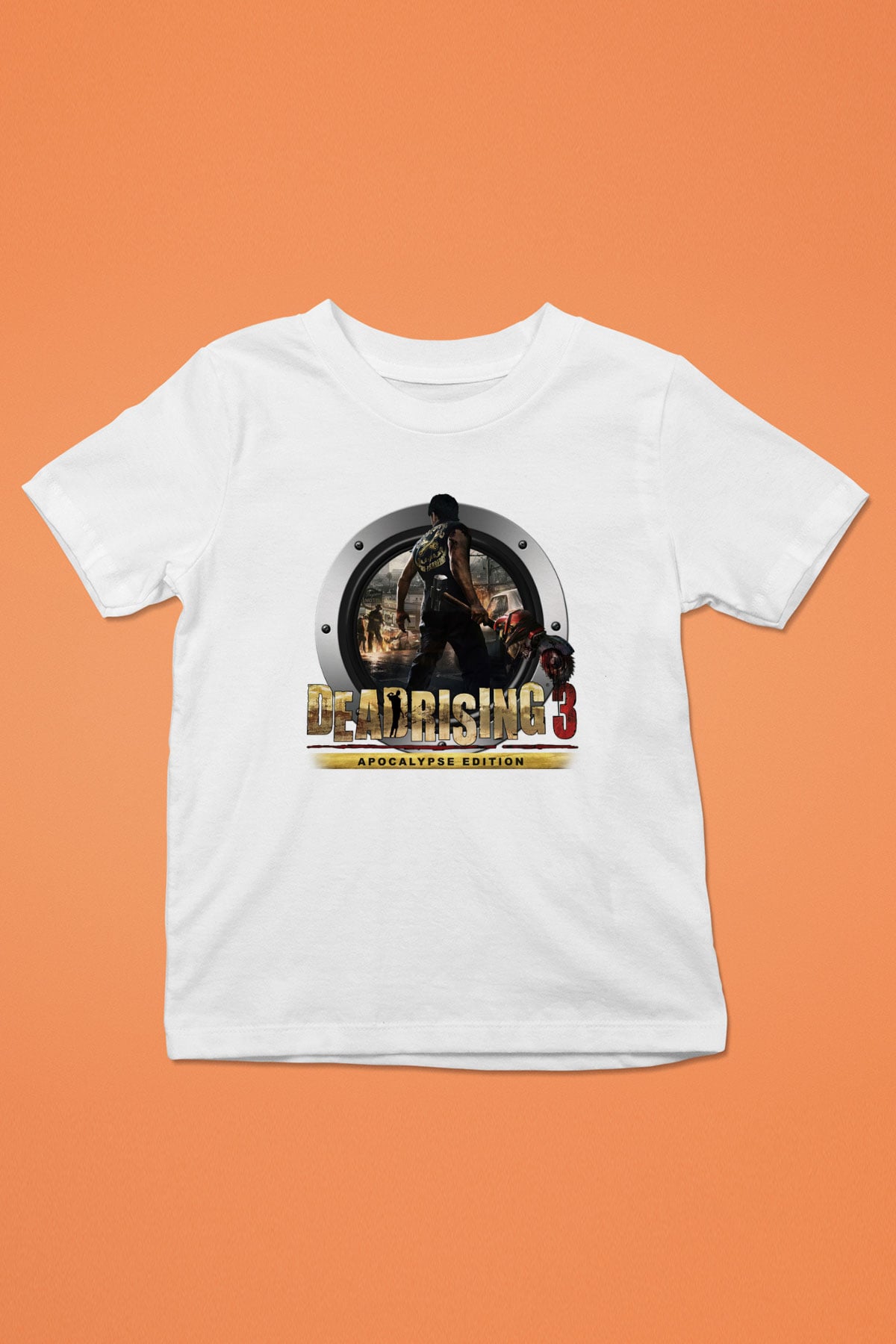 Dead Rising Beyaz Unisex Çocuk Tişört