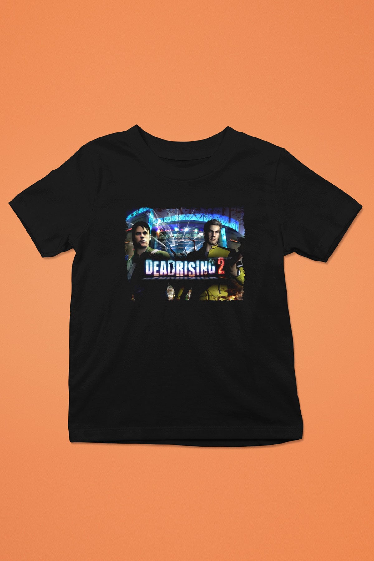 Dead Rising Siyah Unisex Çocuk Tişört