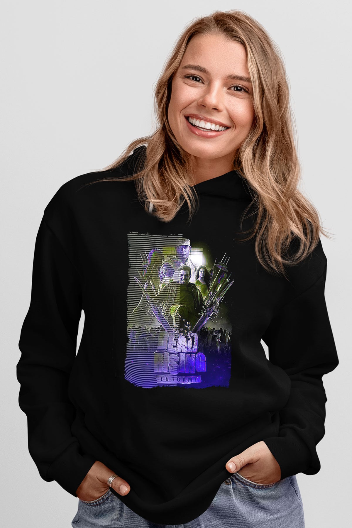 Dead Rising Siyah Unisex Hoodie