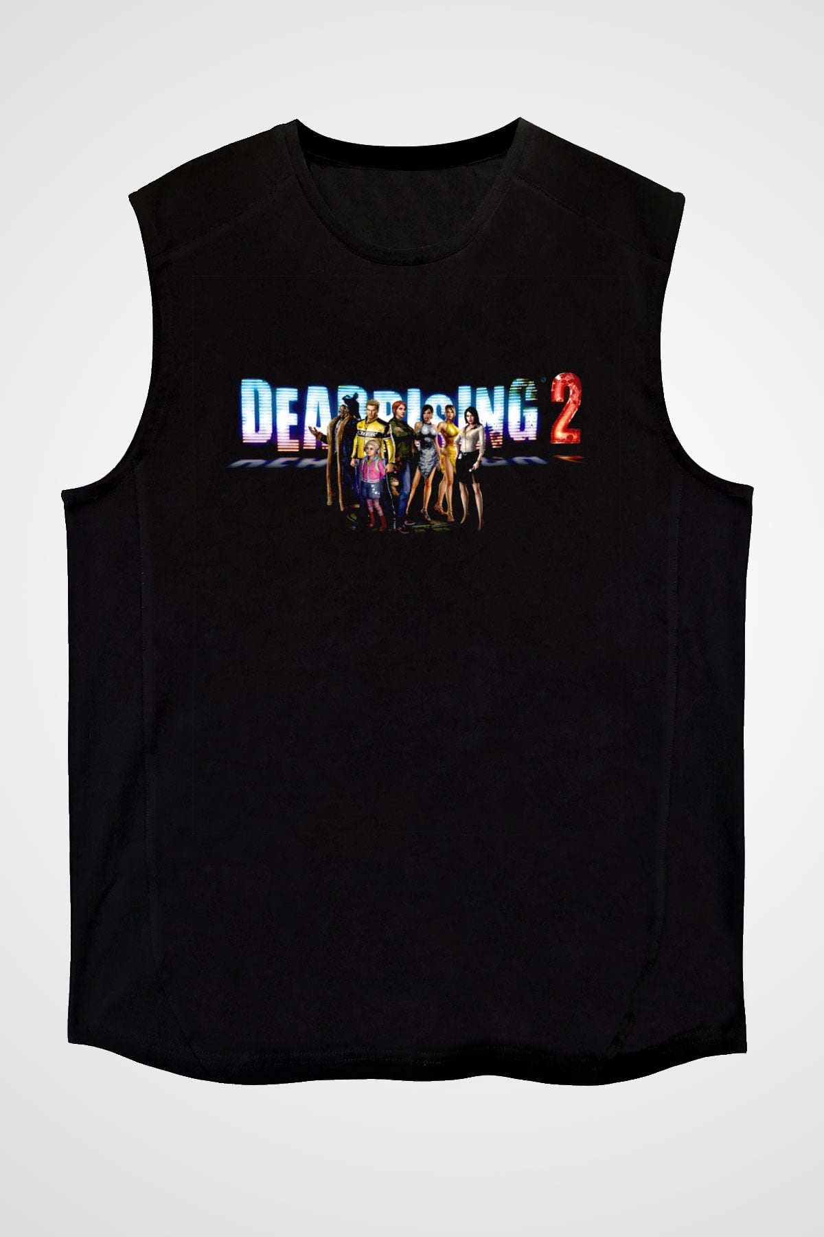 Dead Rising Siyah Unisex Kolsuz Tişört