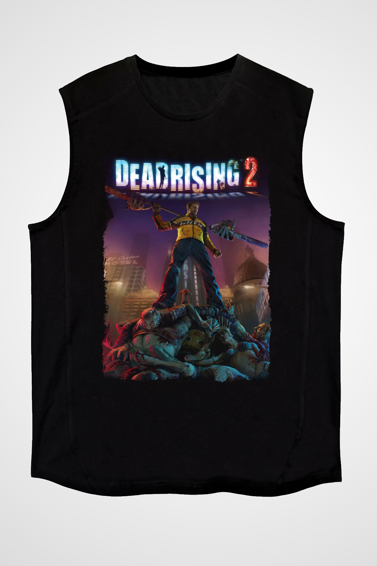 Dead Rising Siyah Unisex Kolsuz Tişört