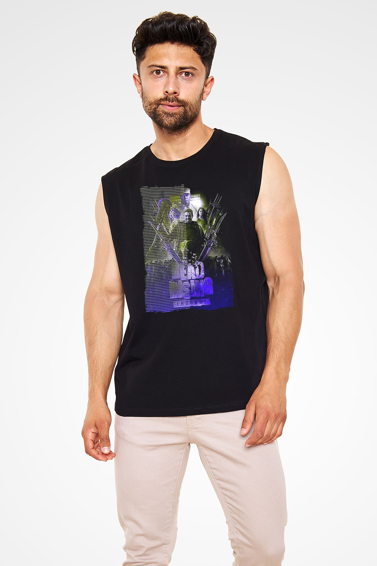 Dead Rising Siyah Unisex Kolsuz Tişört