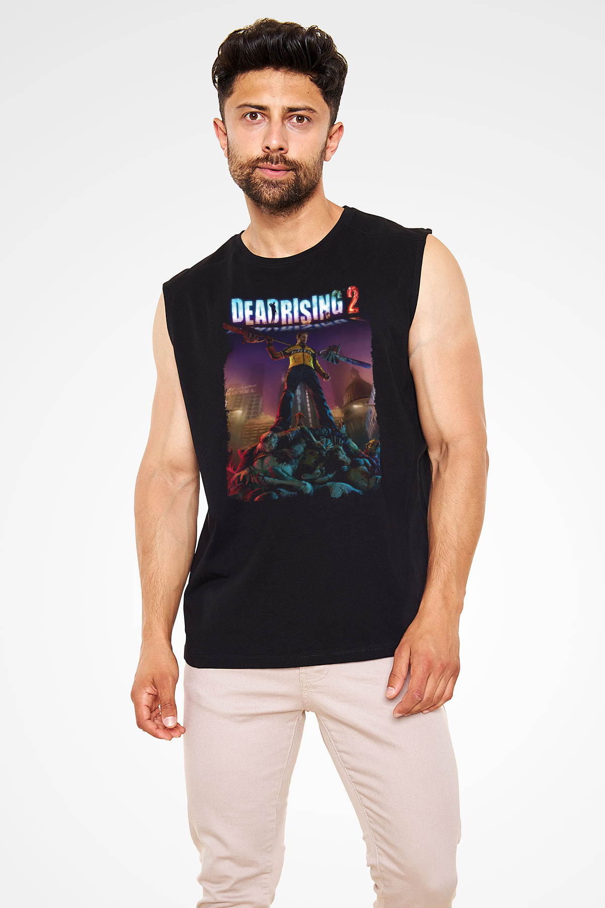 Dead Rising Siyah Unisex Kolsuz Tişört