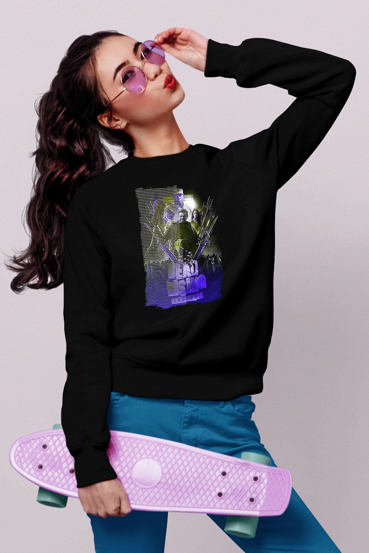Dead Rising Siyah Unisex Sweatshirt