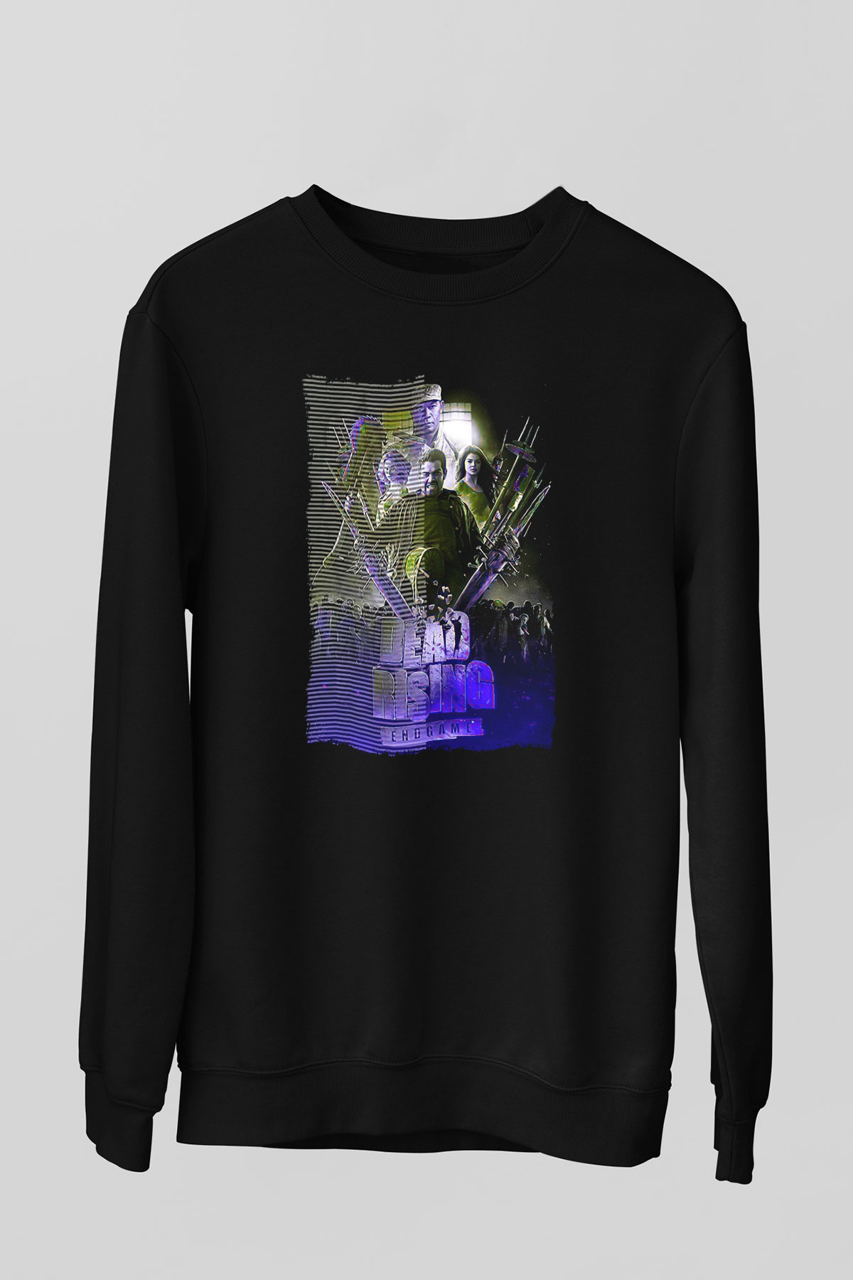 Dead Rising Siyah Unisex Sweatshirt