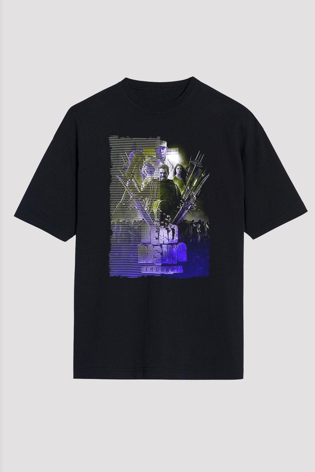 Dead Rising Siyah Oversize Tişört Oversize T-shirt