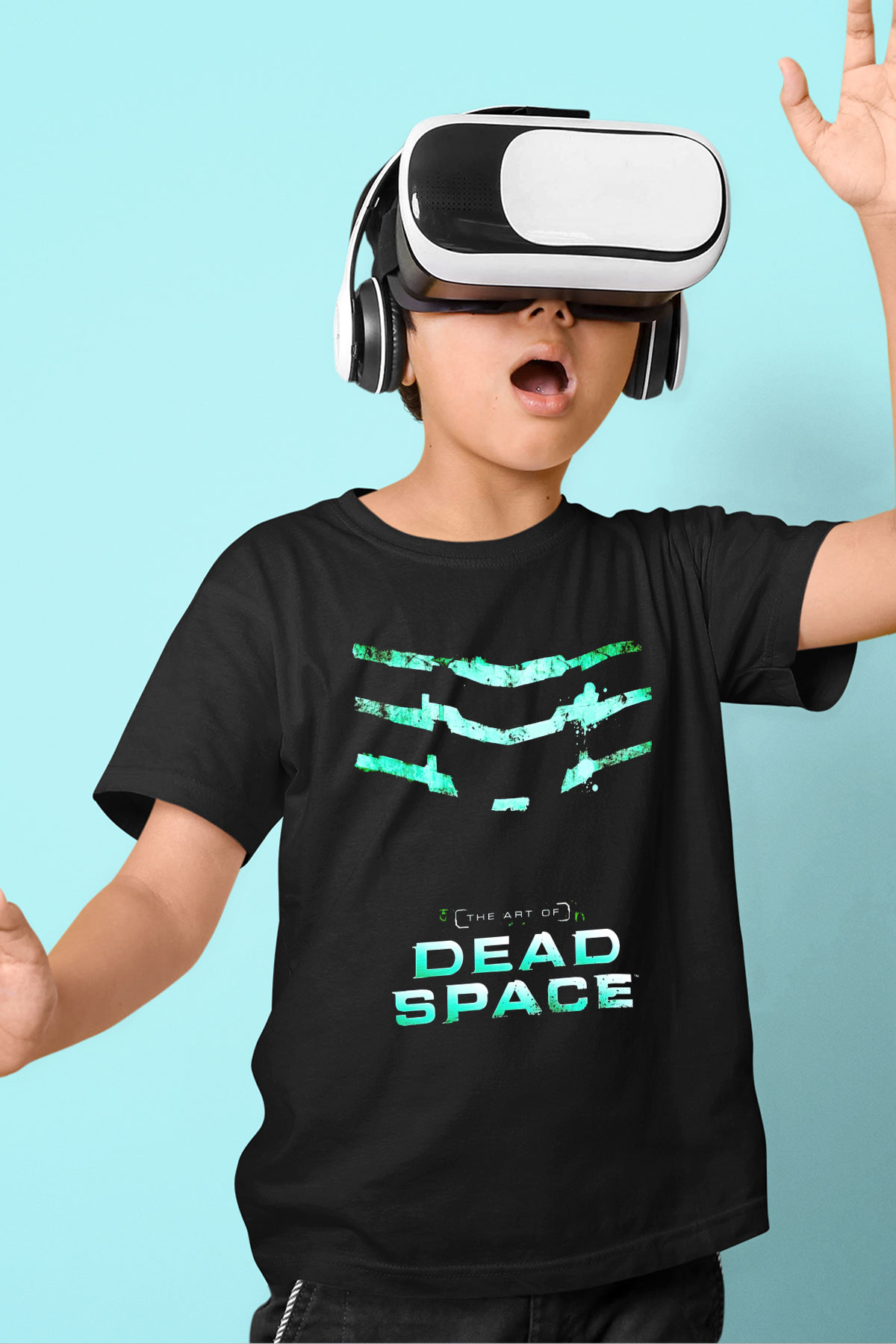 Dead Space Siyah Unisex Çocuk Tişört