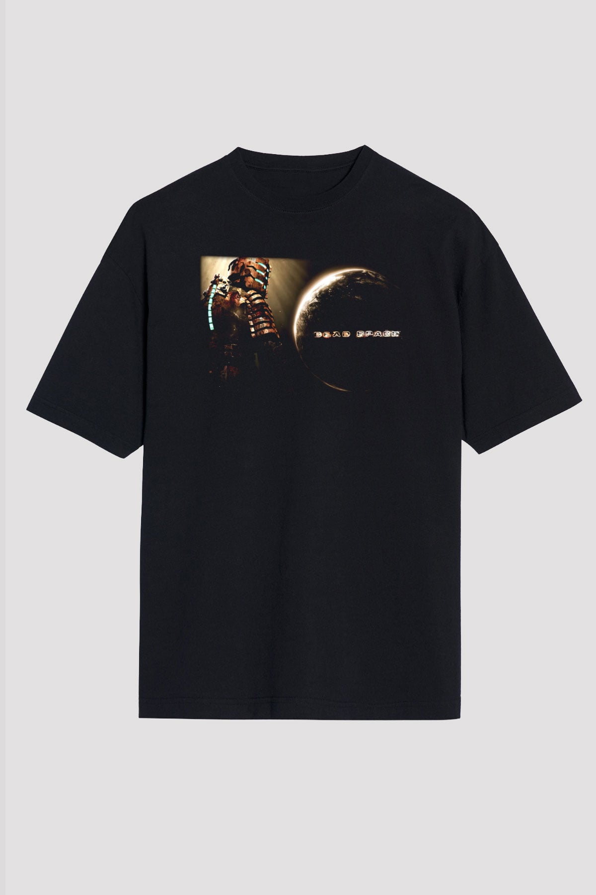 Dead Space Siyah Unisex Oversize Tişört T-Shirt