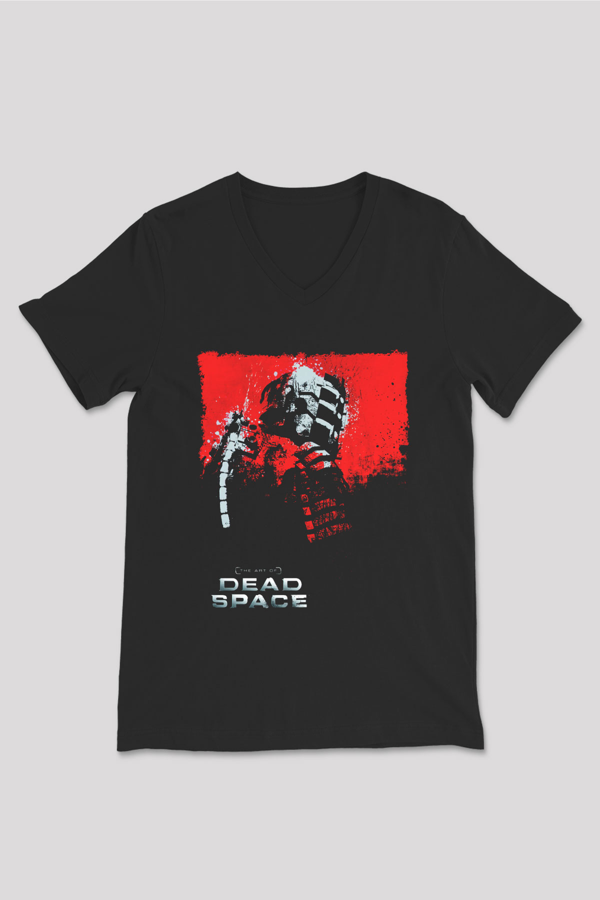 Dead Space Siyah Unisex V Yaka Tişört