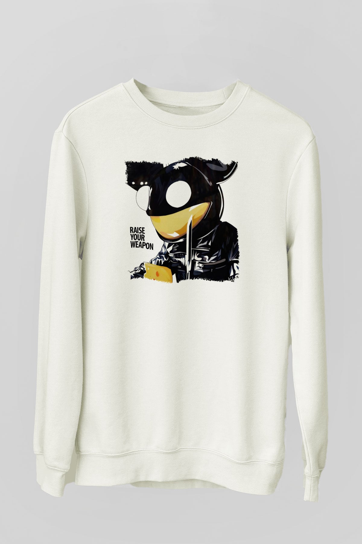 Deadmau5 Beyaz Unisex Sweatshirt