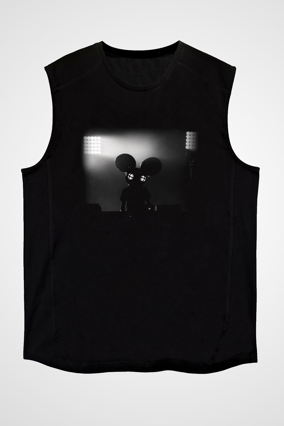 Deadmau5 Siyah Unisex Kolsuz Tişört