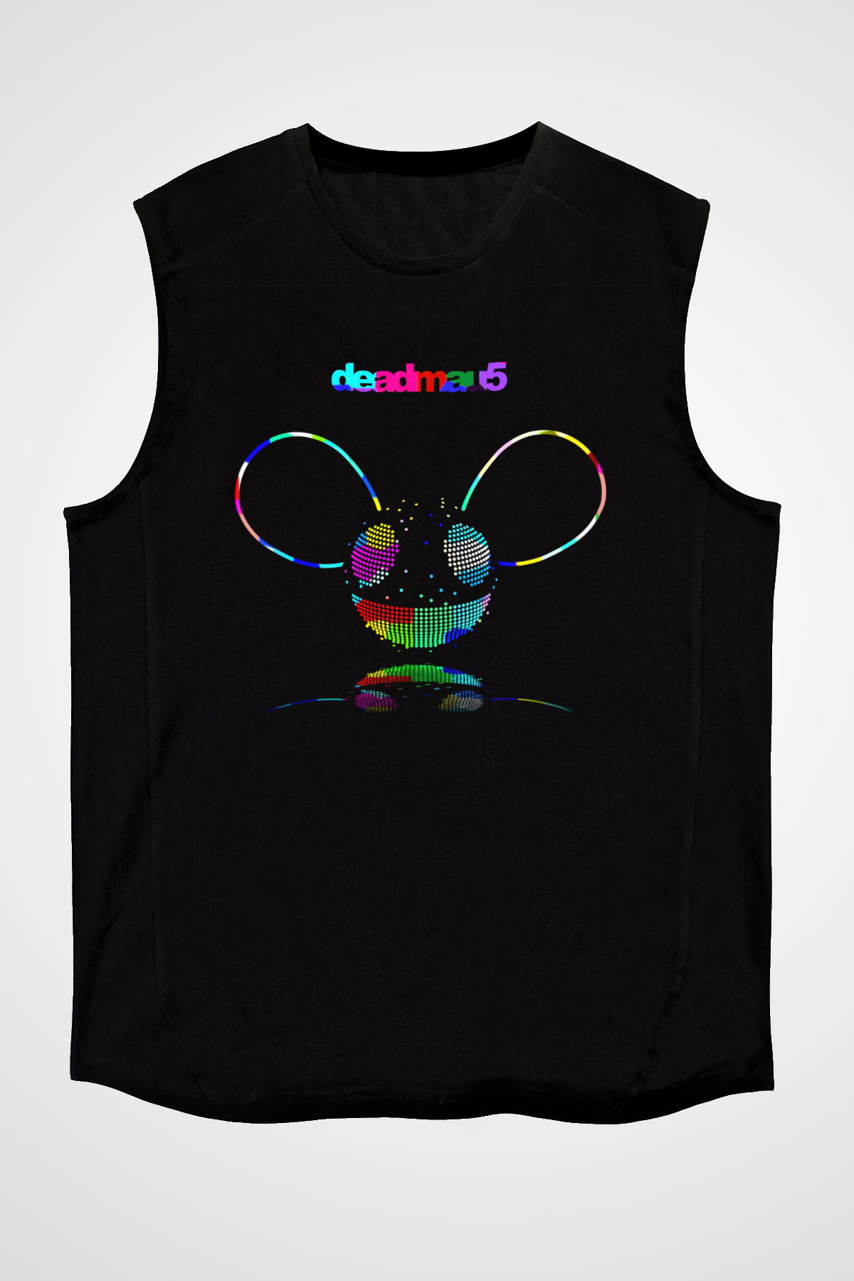 Deadmau5 Siyah Unisex Kolsuz Tişört