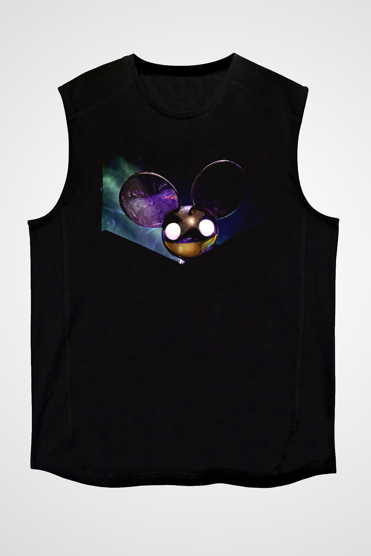 Deadmau5 Siyah Unisex Kolsuz Tişört