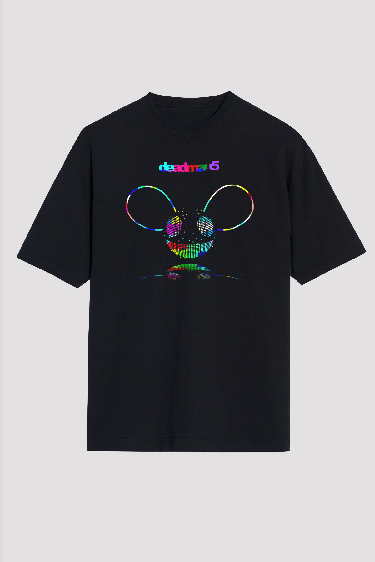 Deadmau5 Siyah Unisex Oversize Tişört T-Shirt