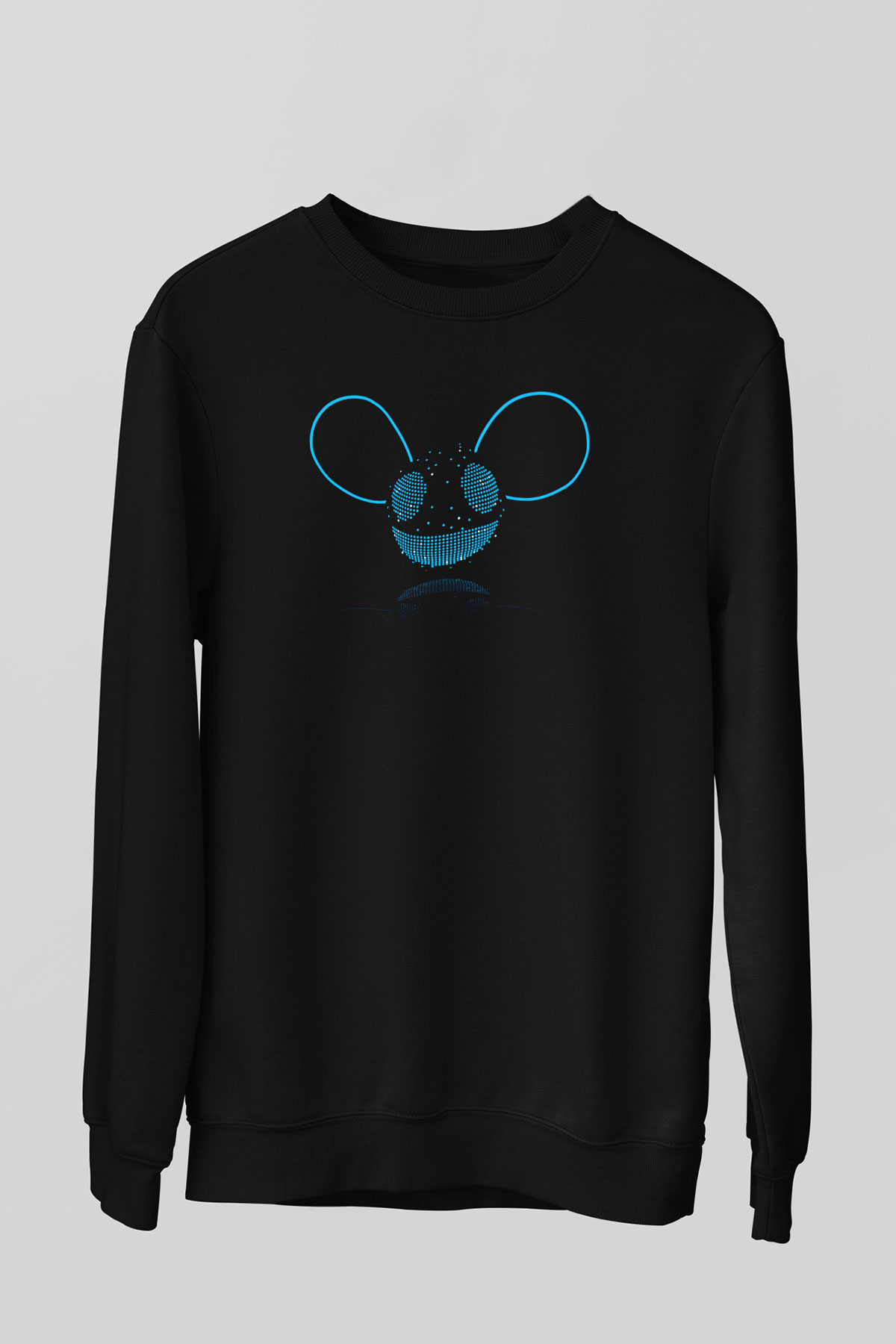 Deadmau5 Siyah Unisex Sweatshirt