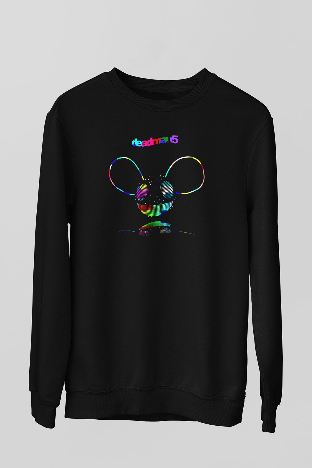 Deadmau5 Siyah Unisex Sweatshirt