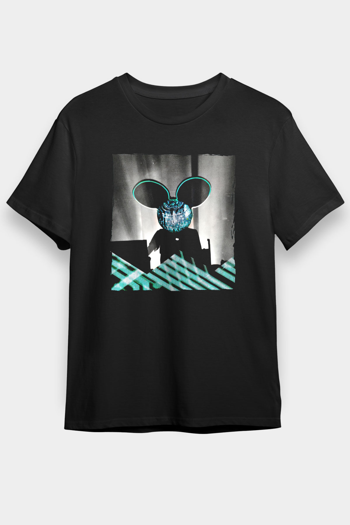 Deadmau5 Siyah Unisex Tişört T-Shirt - TişörtFabrikası
