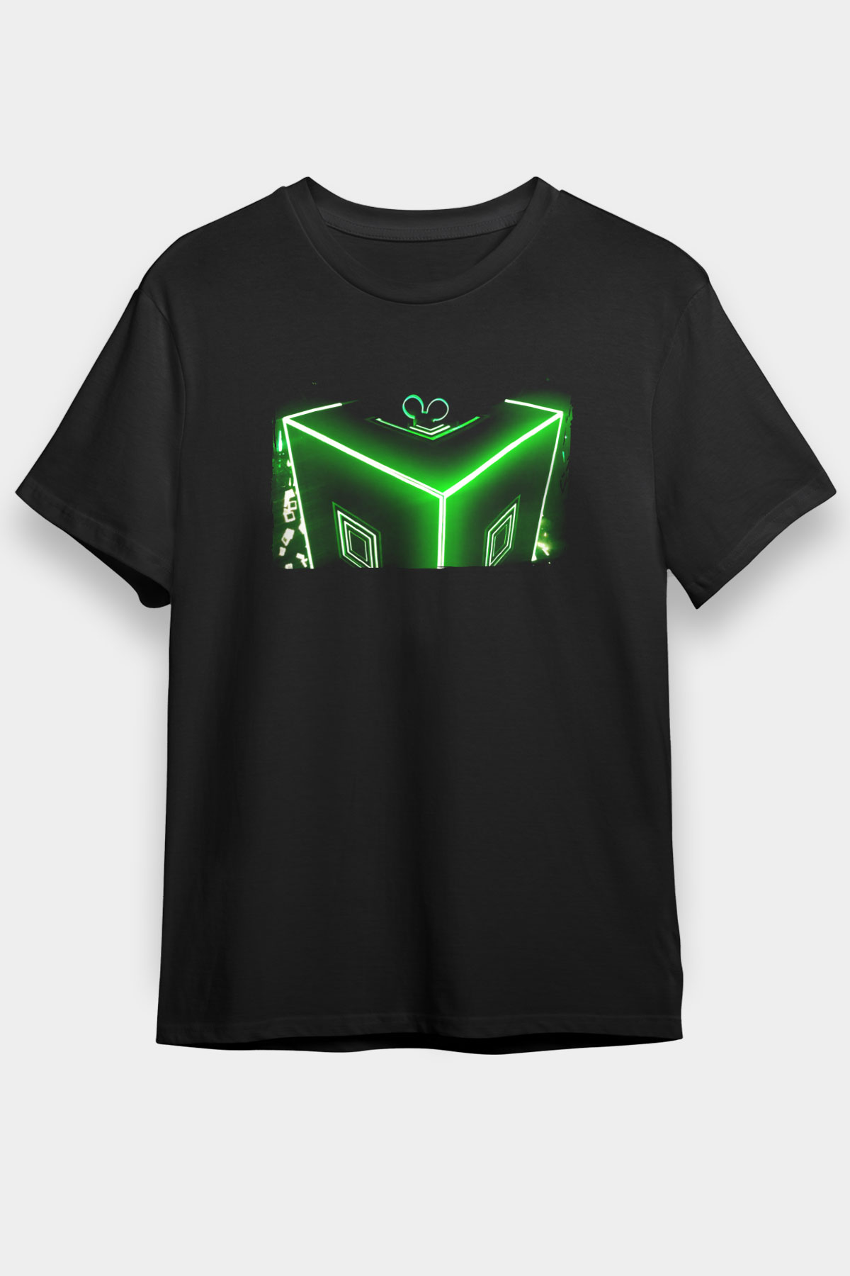 Deadmau5 Siyah Unisex Tişört T-Shirt - TişörtFabrikası