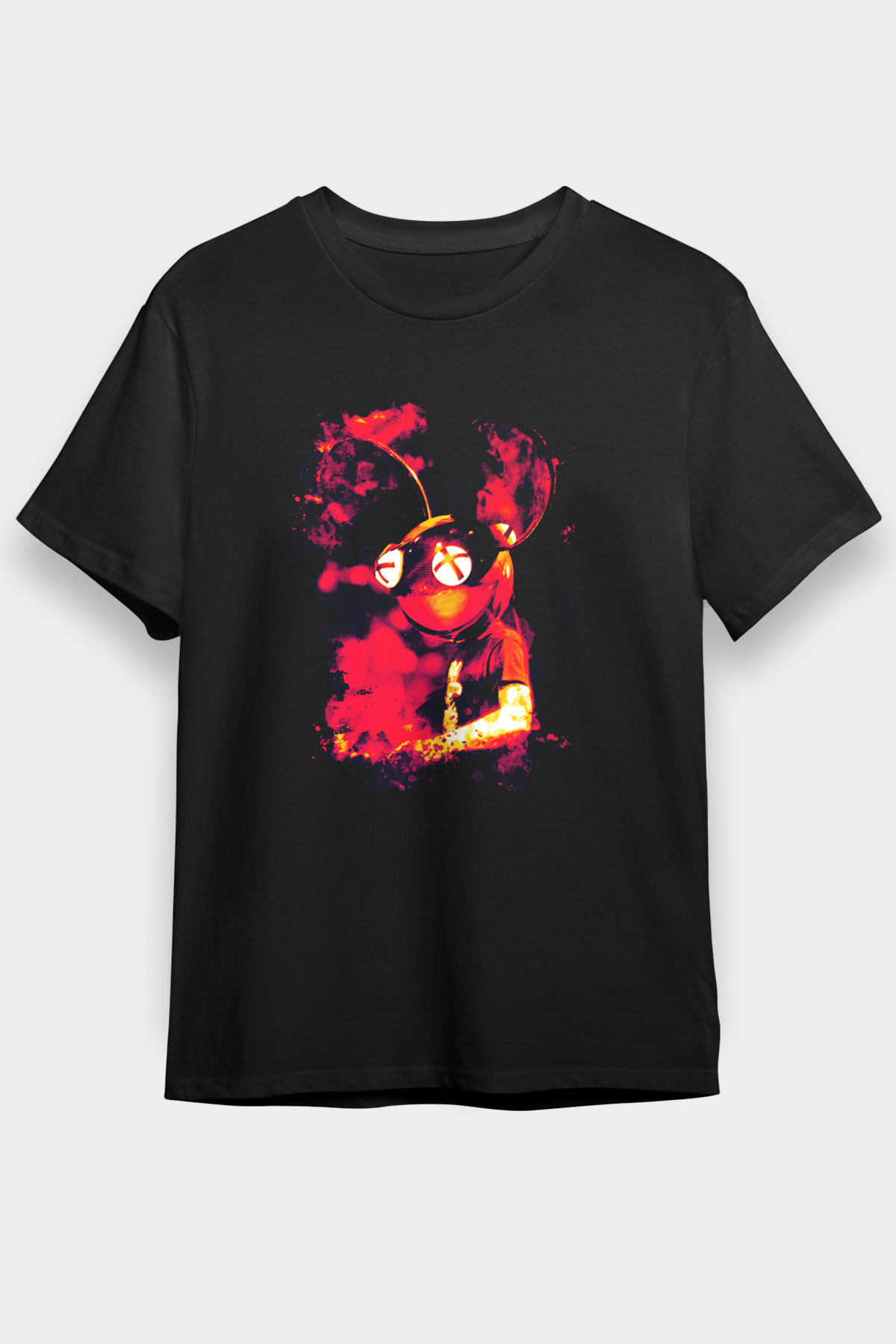 Deadmau5 Siyah Unisex Tişört T-Shirt - TişörtFabrikası
