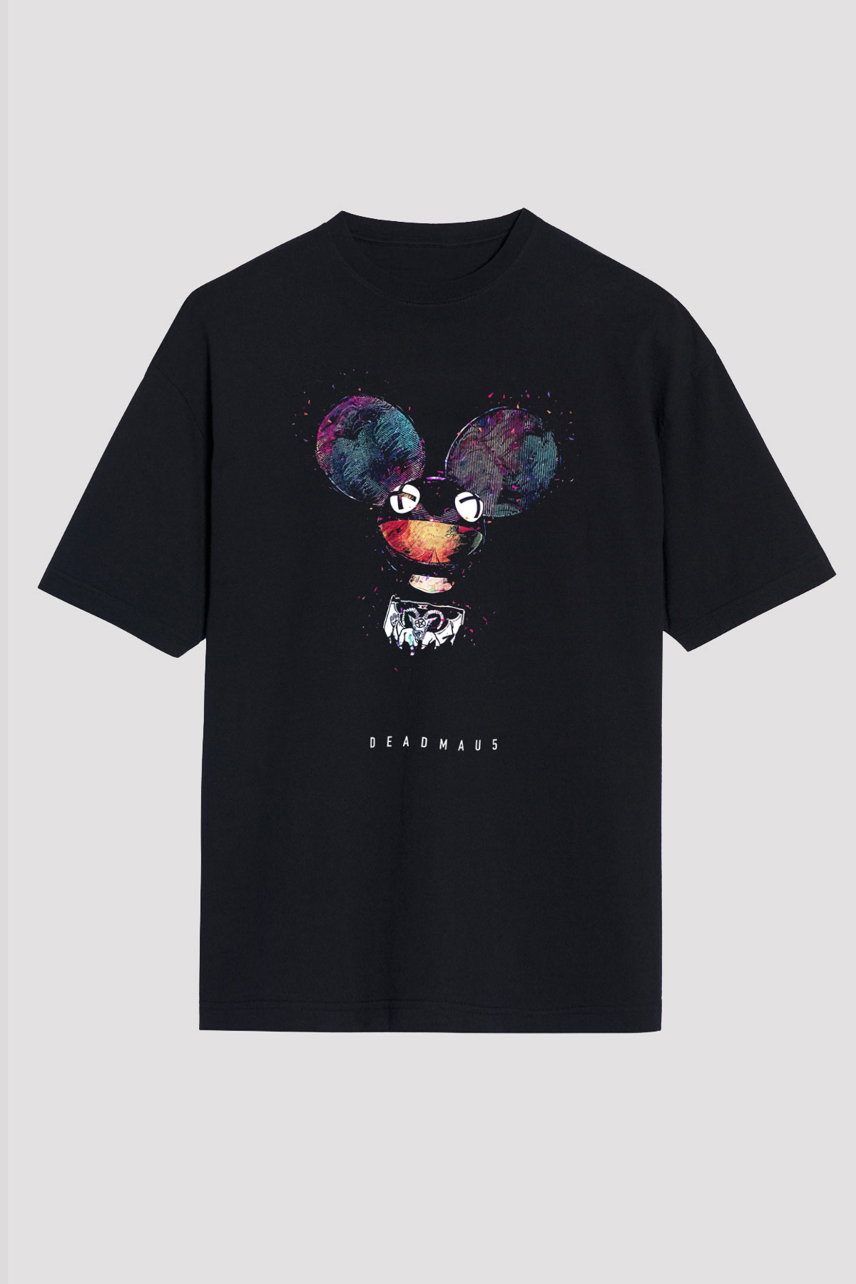 Deadmau5 Siyah Oversize Tişört Oversize T-shirt - TişörtFabrikası