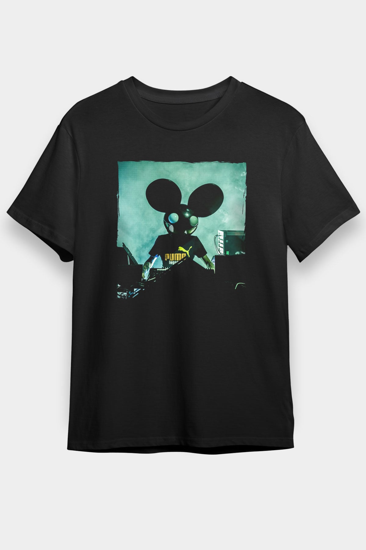 Deadmau5 Siyah Unisex Tişört T-Shirt - TişörtFabrikası