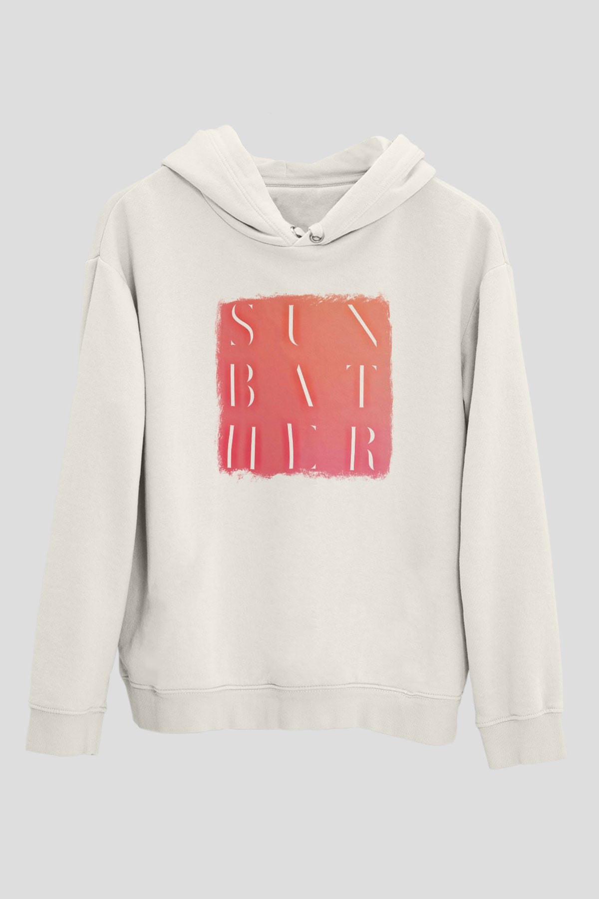 Deafheaven Baskılı Unisex Beyaz Hoodie