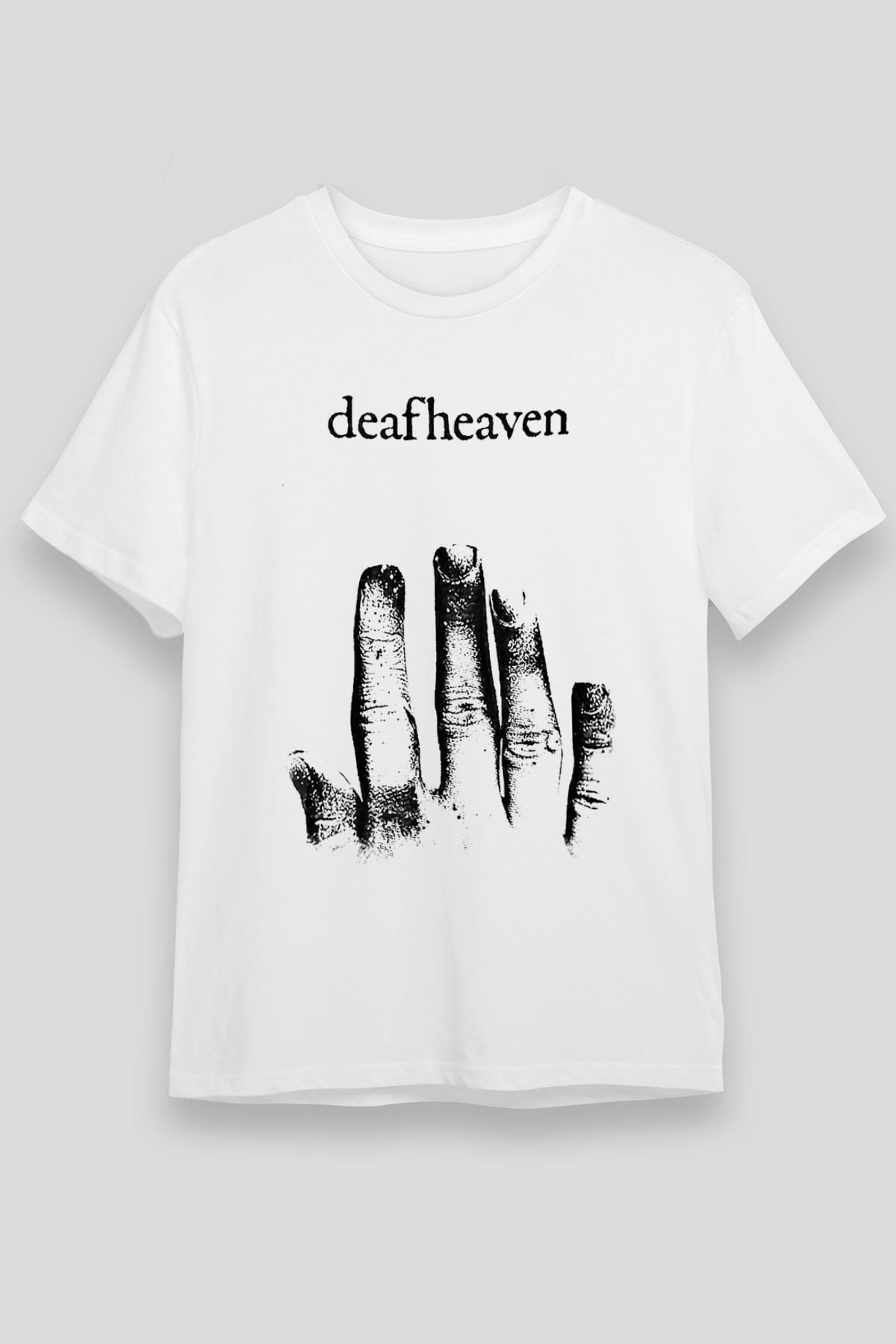 Deafheaven Baskılı Unisex Beyaz Tişört