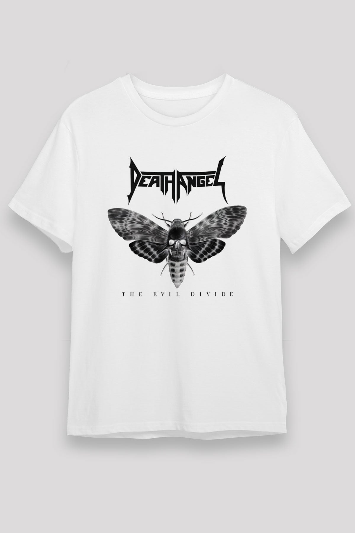 Death Angel Beyaz Unisex Tişört T-Shirt - TişörtFabrikası