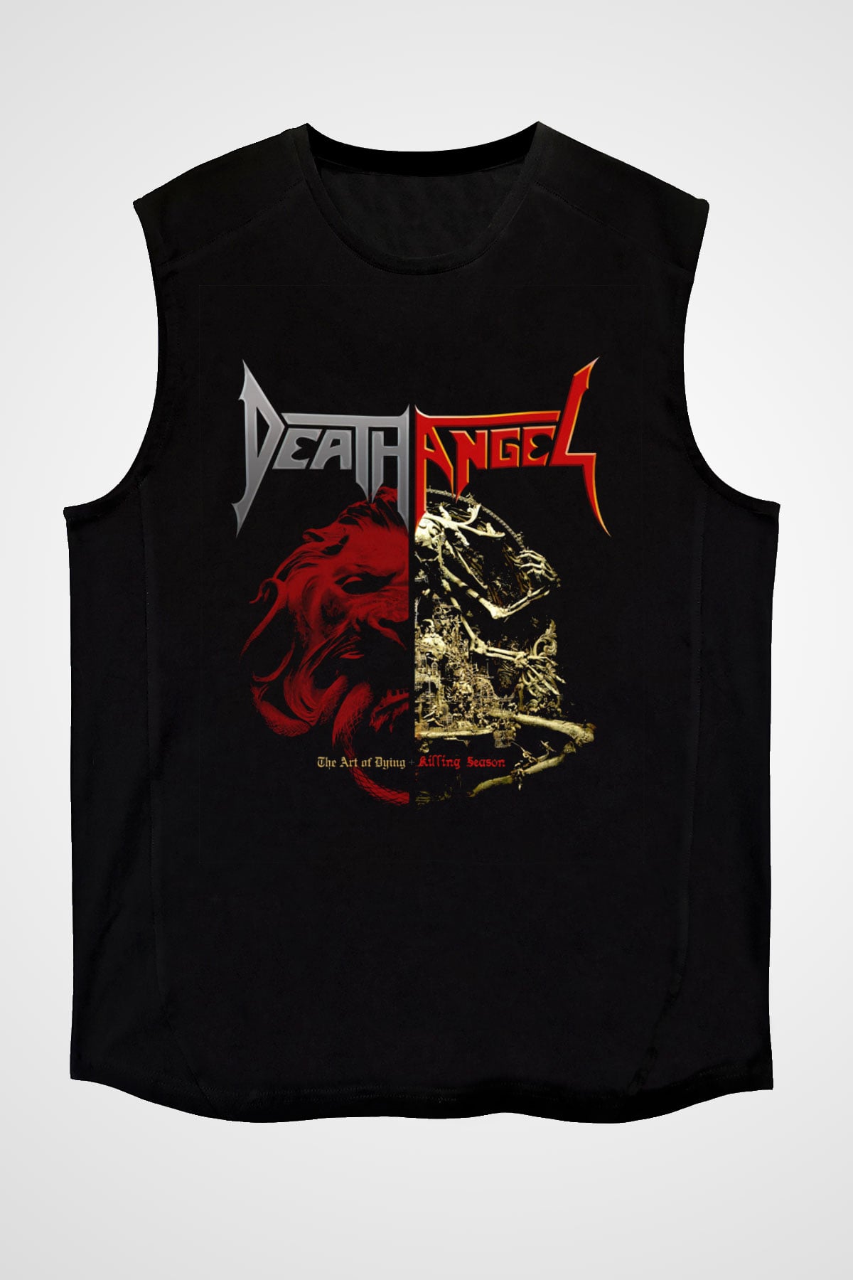 Death Angel Siyah Unisex Kolsuz Tişört