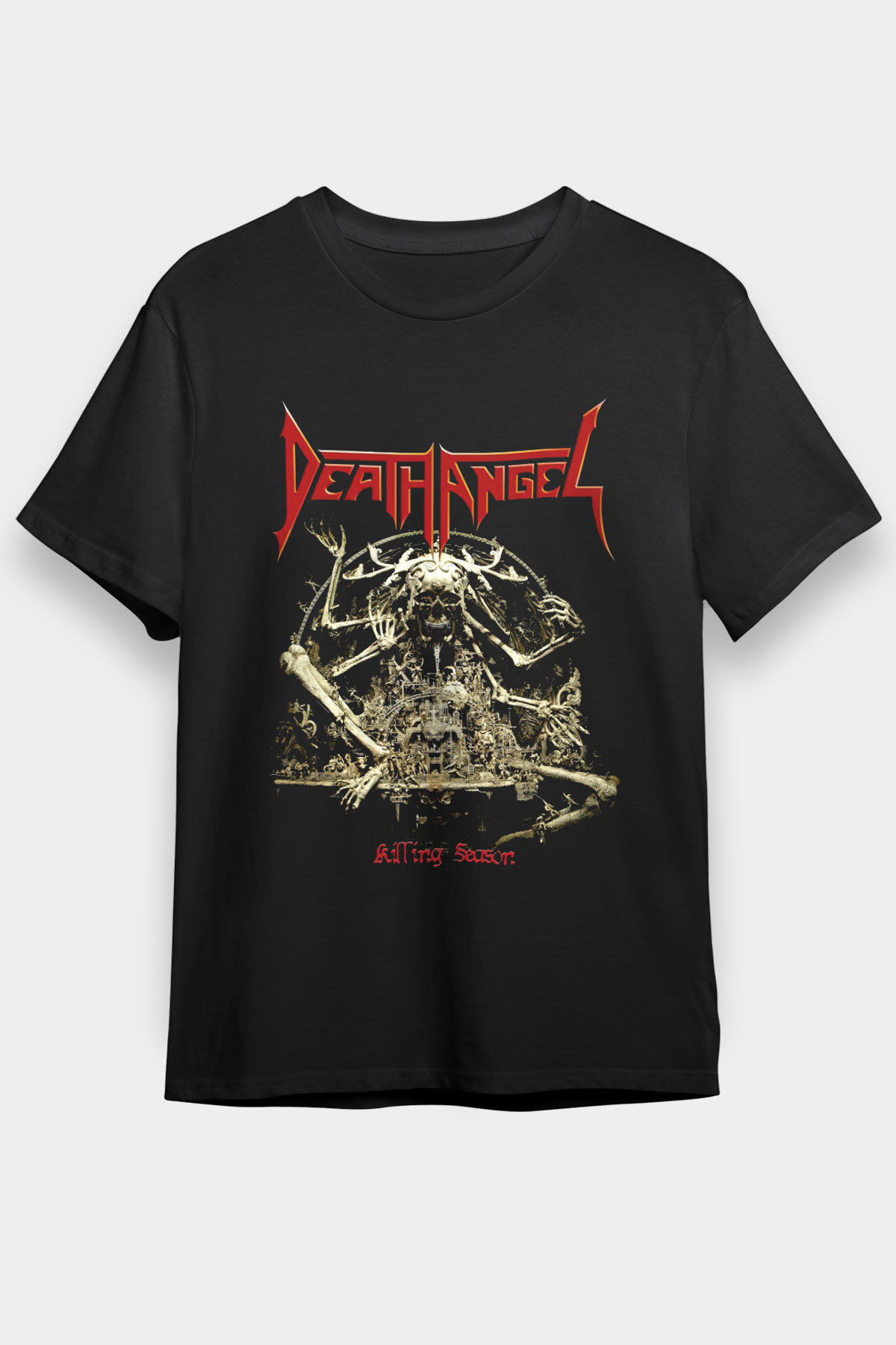 Death Angel Siyah Unisex Tişört T-Shirt - TişörtFabrikası